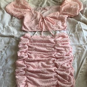 Super cute pink 2 piece set